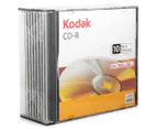 Kodak CD-R 700MB/52X Recordable Compact Disc 10-Pack