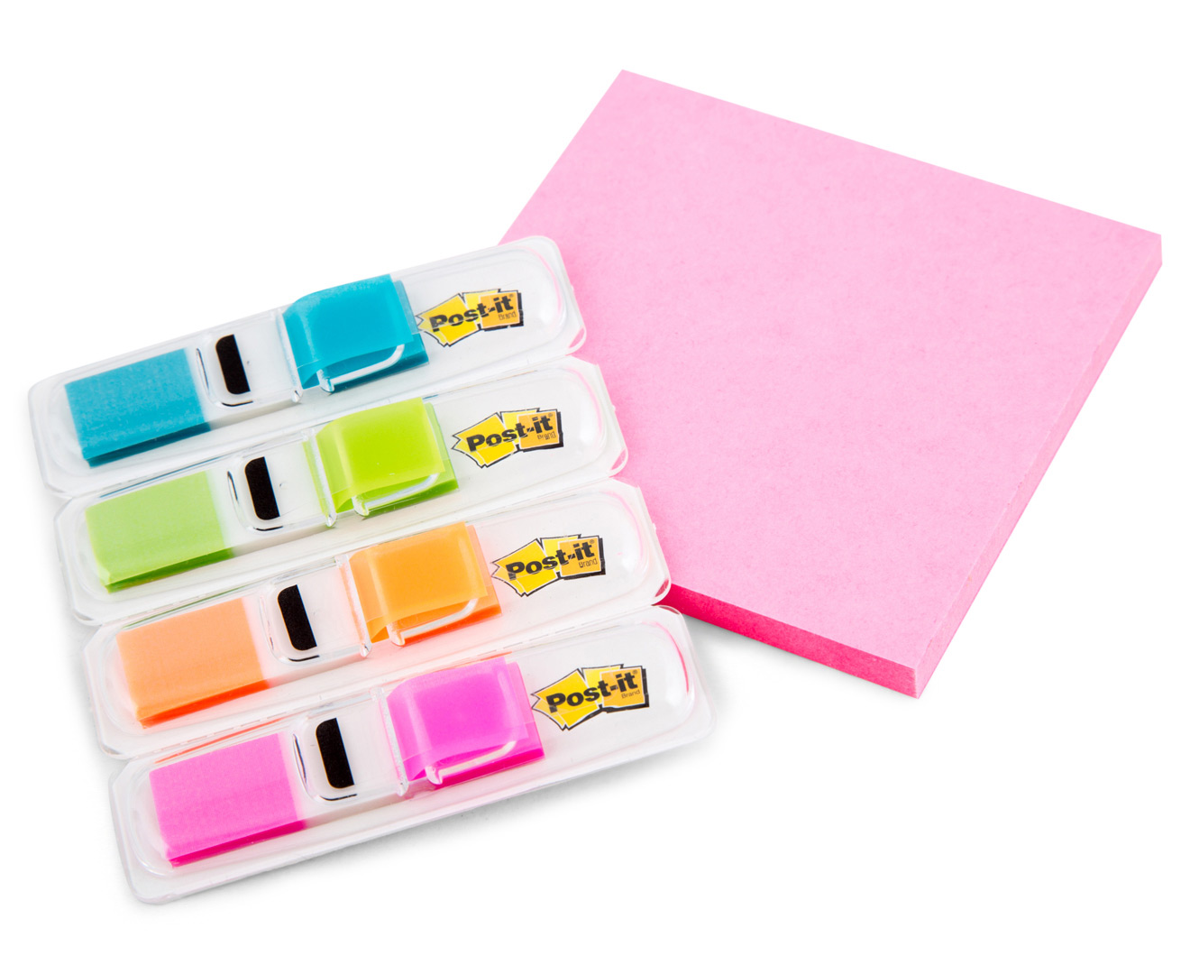 PostIt Note, Flag & Highlighter Pen Combo Pack