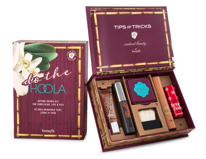 Benefit Do The Hoola Beyond Bronze Kit For Complexion, Lips & Eyes