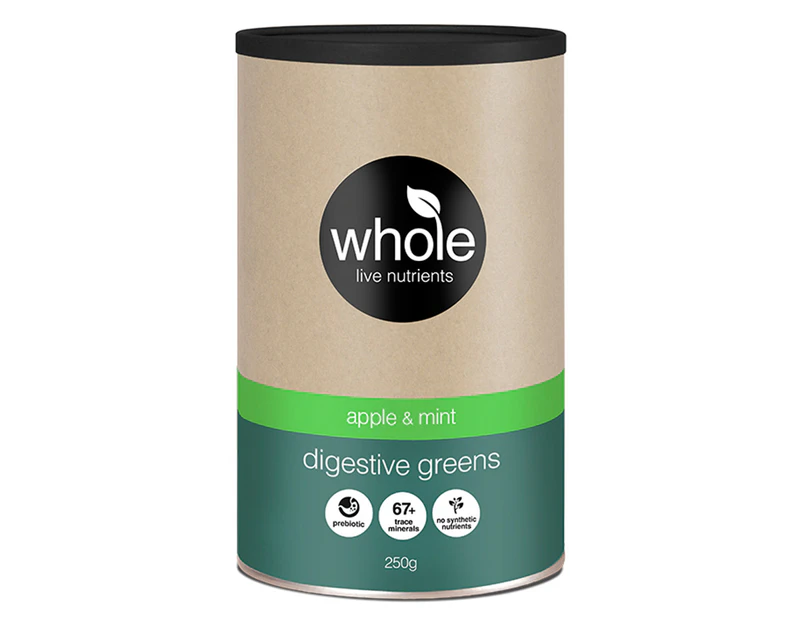 Whole Live Nutrients Digestive Greens Apple & Mint 250g
