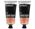 2 x Thankyou. Hand Cream Rosehip & Sweet Orange 70mL 1