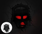3D Star Wars Ep7 Darth Vader Wall Light - Black