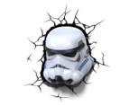 3D Star Wars Wall Light Ep7 Stormtrooper - White