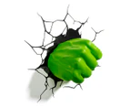3D Marvel Hulk Fist Wall Light - Green