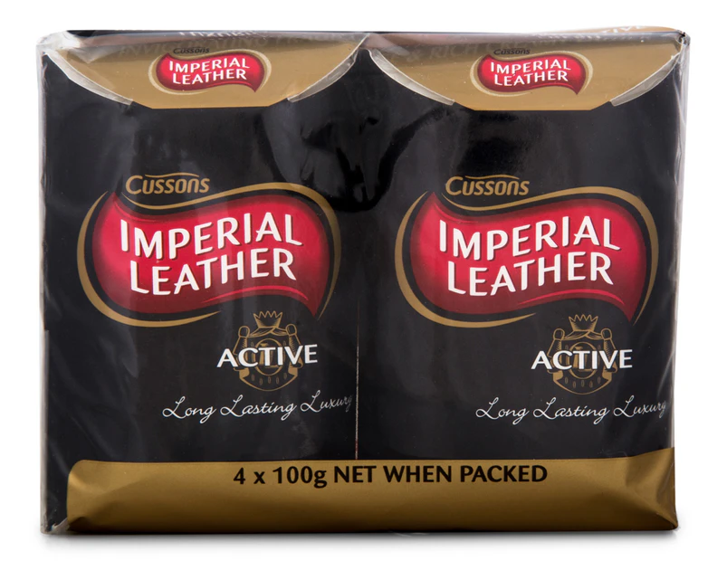 Imperial Leather Active Soap Bars 4pk