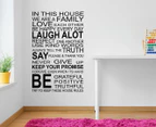 In This House Wall Decal