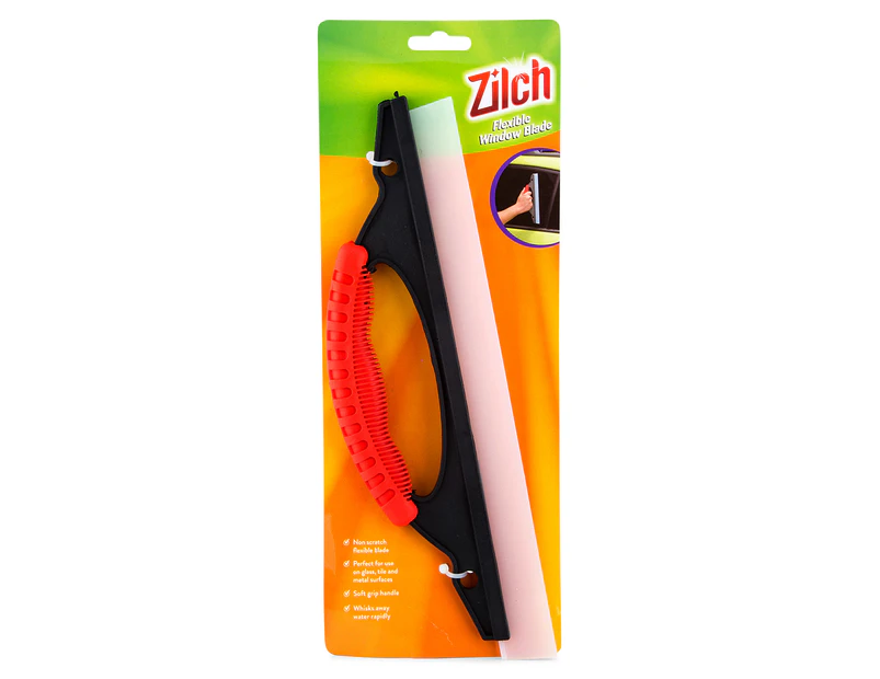 Zilch Window Squeegee w/ Flexible Blade - Red
