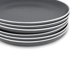 Cooper & Co. Pasco 27cm Dinner Plate 6-Pack - Charcoal