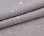 gr8x Double Stretch Swaddling Wrap Stars & Moon 2-Pack - Grey/White