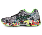 ASICS Men's GEL-Nimbus 18 Shoe - Carbon/Black/Green Gecko