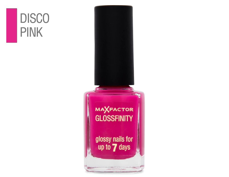 Max Factor Glossfinity Nail Polish 11mL - Disco Pink