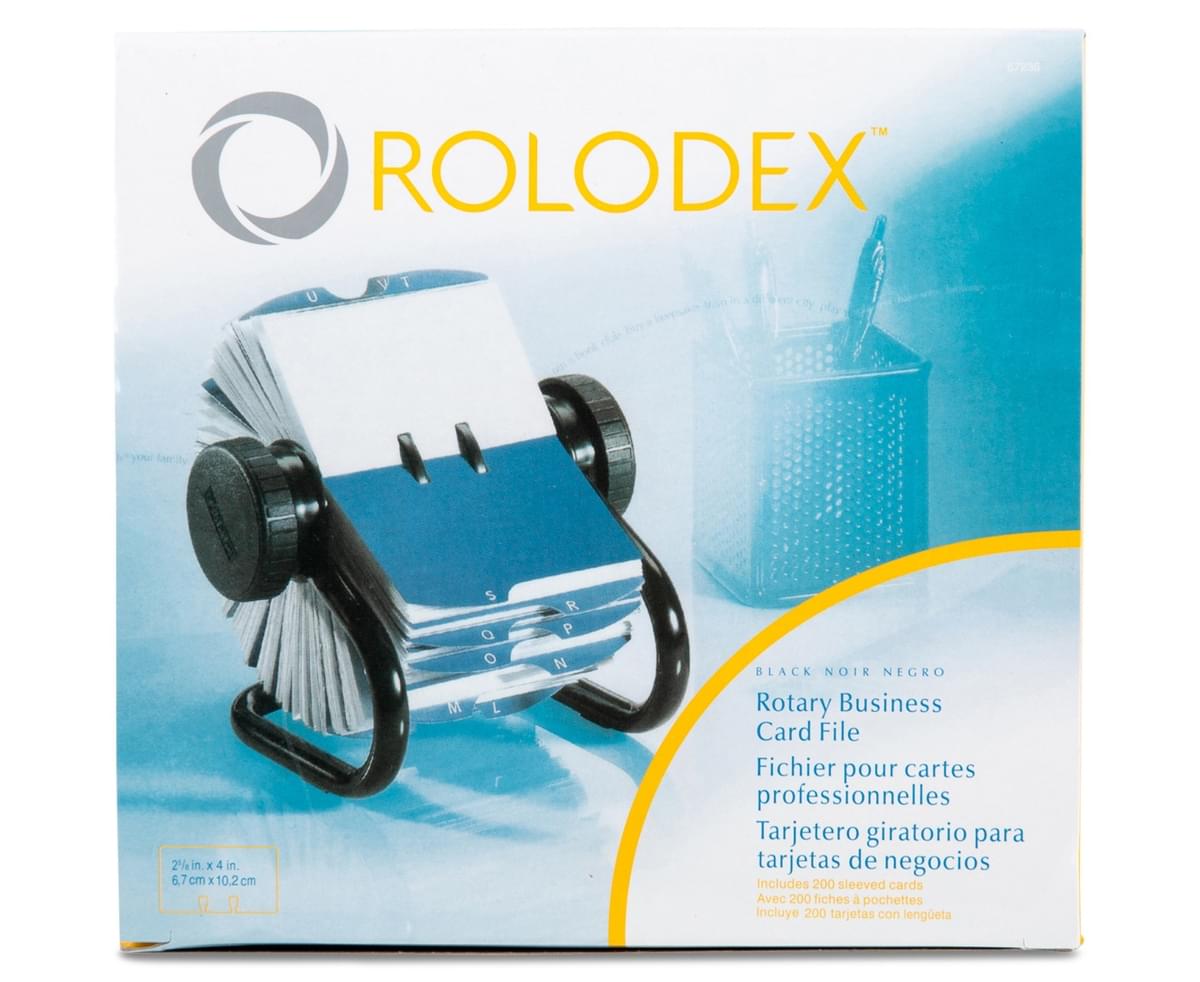 Assorted Colors 2 1/4in Pack Of 50 Rolodex Transparent Card Protectors x 4in. 