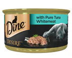 2 x Dine Desire w/ Pure Tuna Whitemeat 6pk