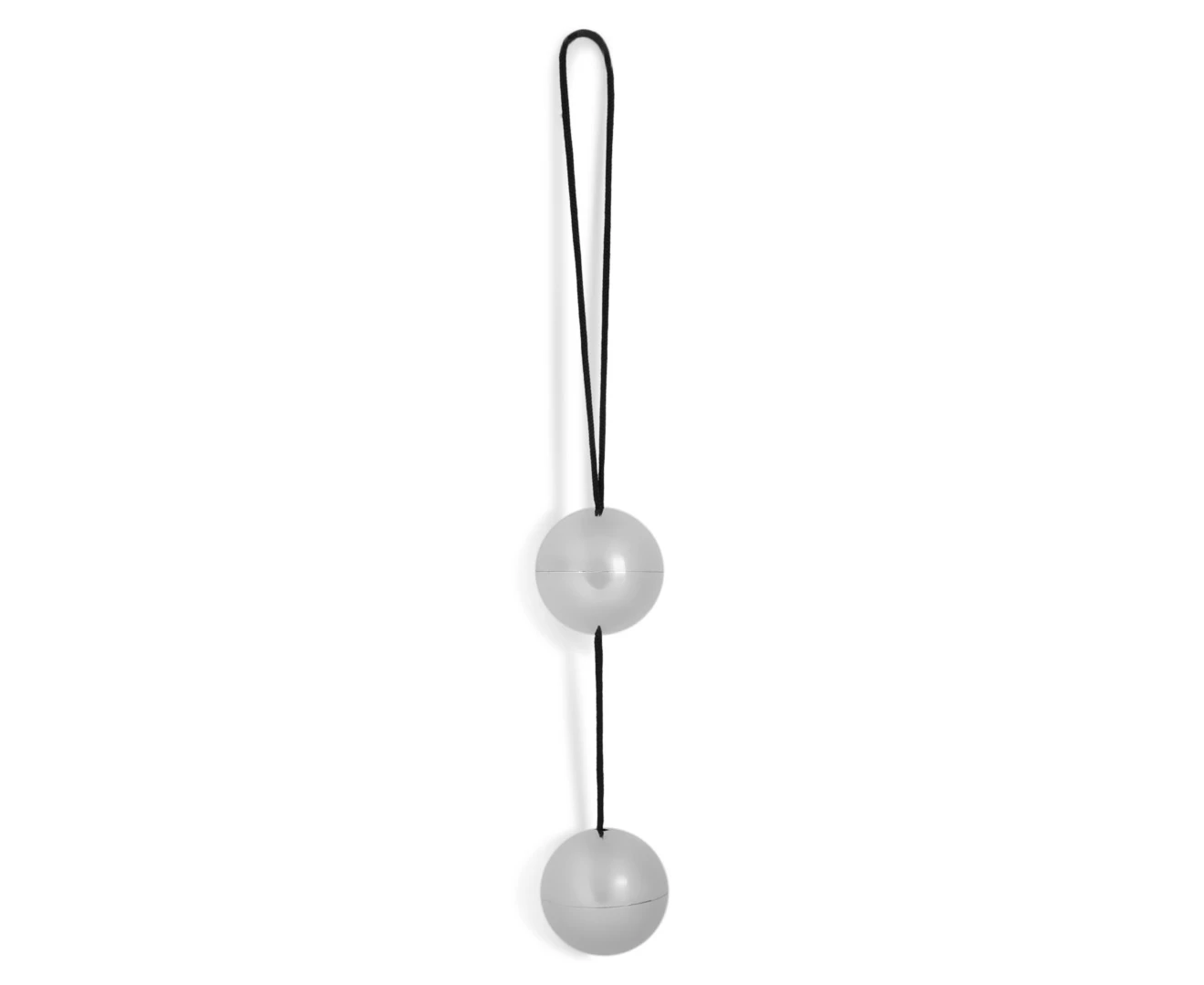 Xr Brands Trinity Vibes Sterling Grey Ben Wa Balls Silver Intimate Kegel Exercisers For Women, Vaginal Strengthening, Weighted Pleasure Beads