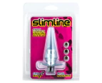 Seven Creations Slimline Vibrating Buttplug - Clear