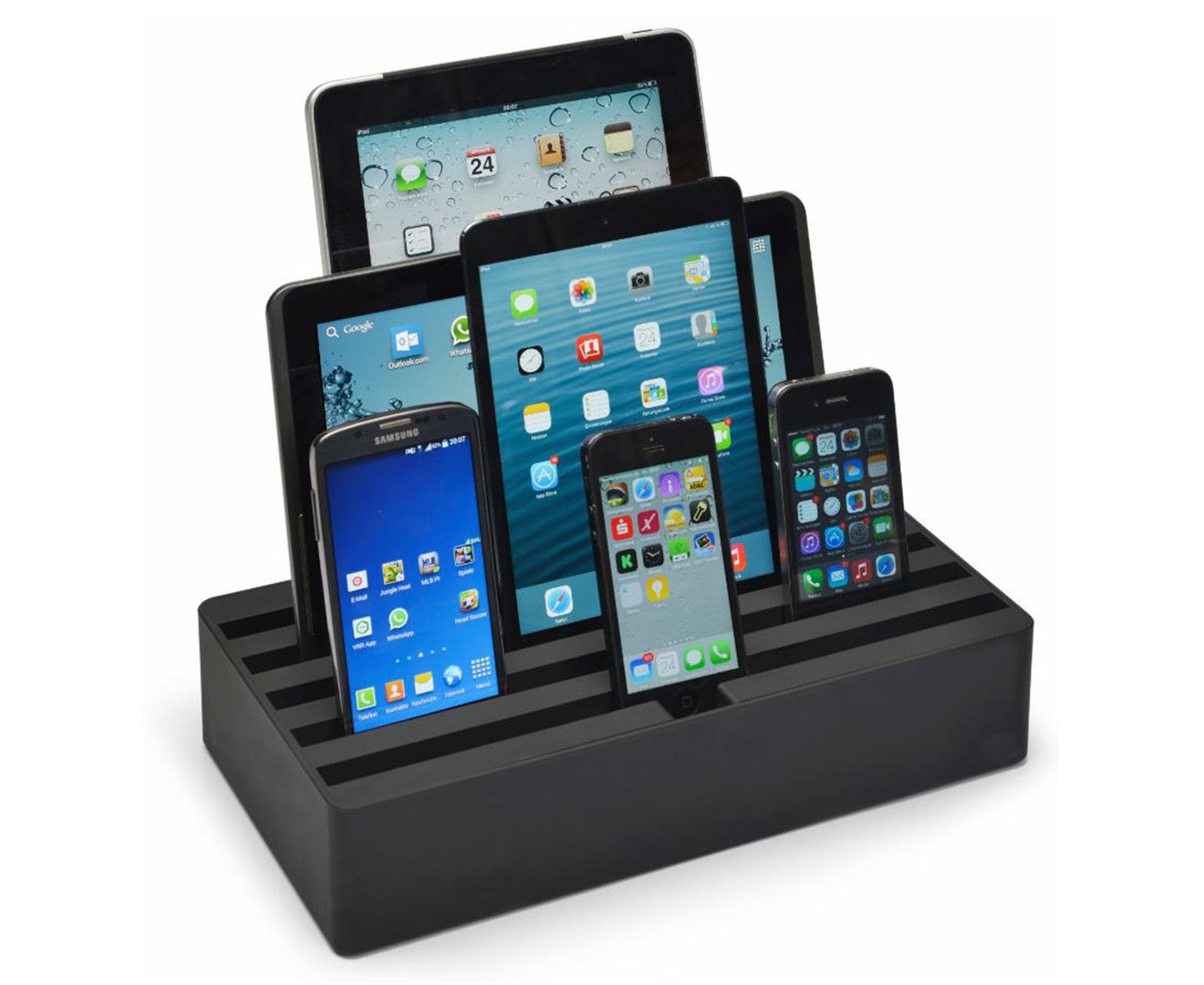 ALLDOCK Large USB Charging Station - Black | Catch.com.au