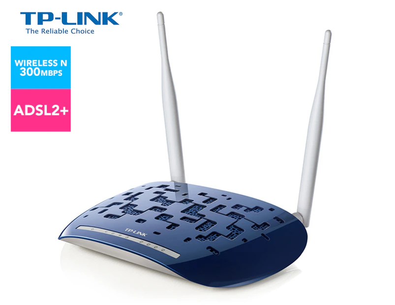 TP-Link TD-W8960N Wireless-N ADSL2+ Modem Router - Blue