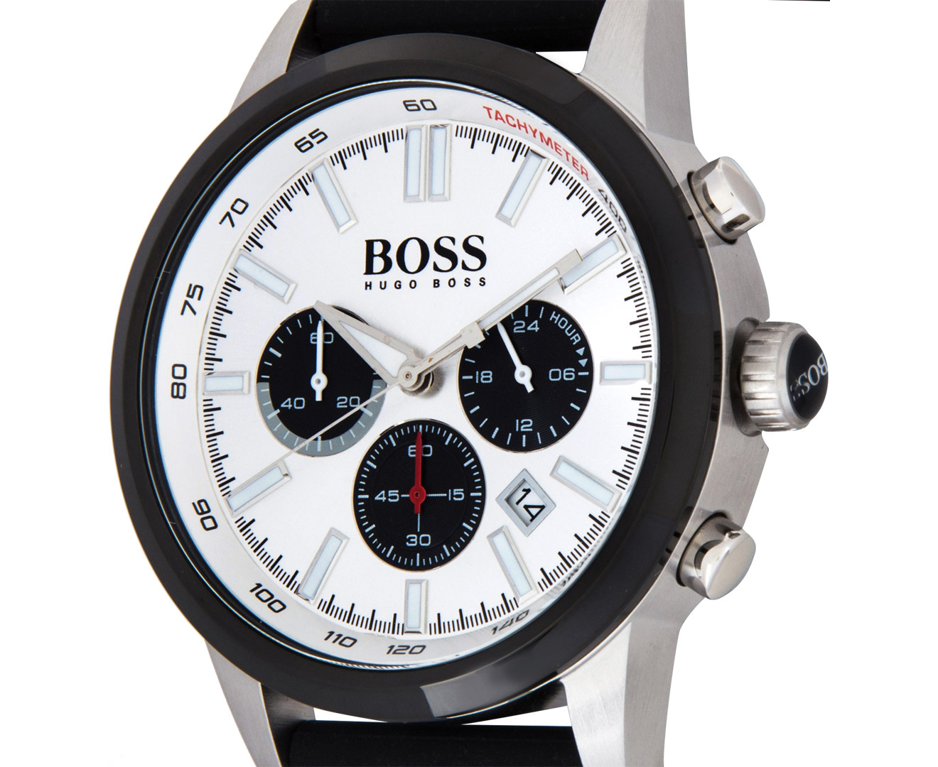 Hugo Boss Men's 44mm Racing Chronograph Watch - Black | eBay