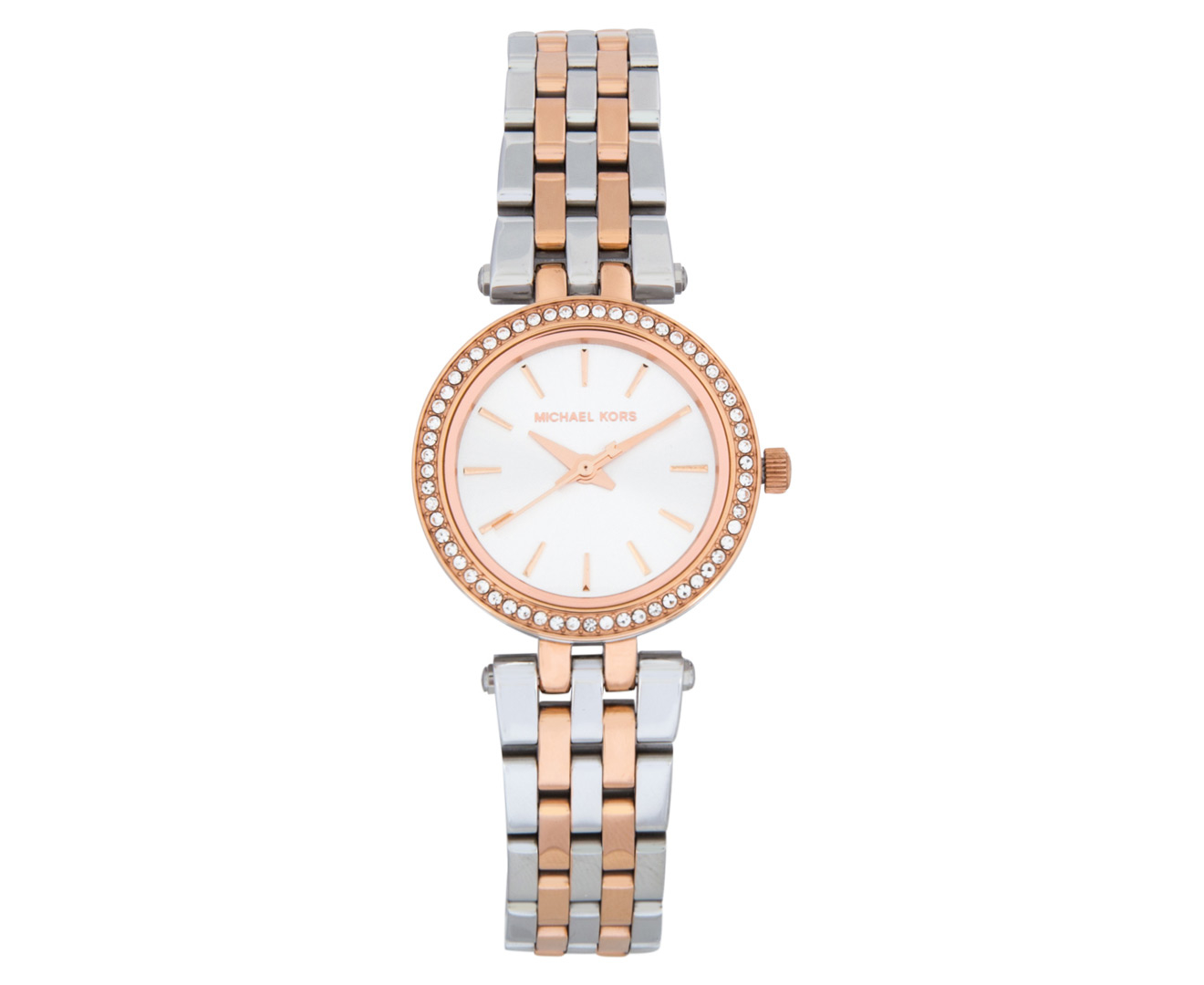 Michael Kors Women's 26mm Petite Darci Watch - Silver/Rose Gold | Catch ...