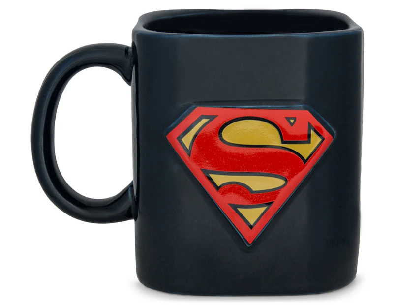 Superman 3D Classic Logo Mug - Dark Blue