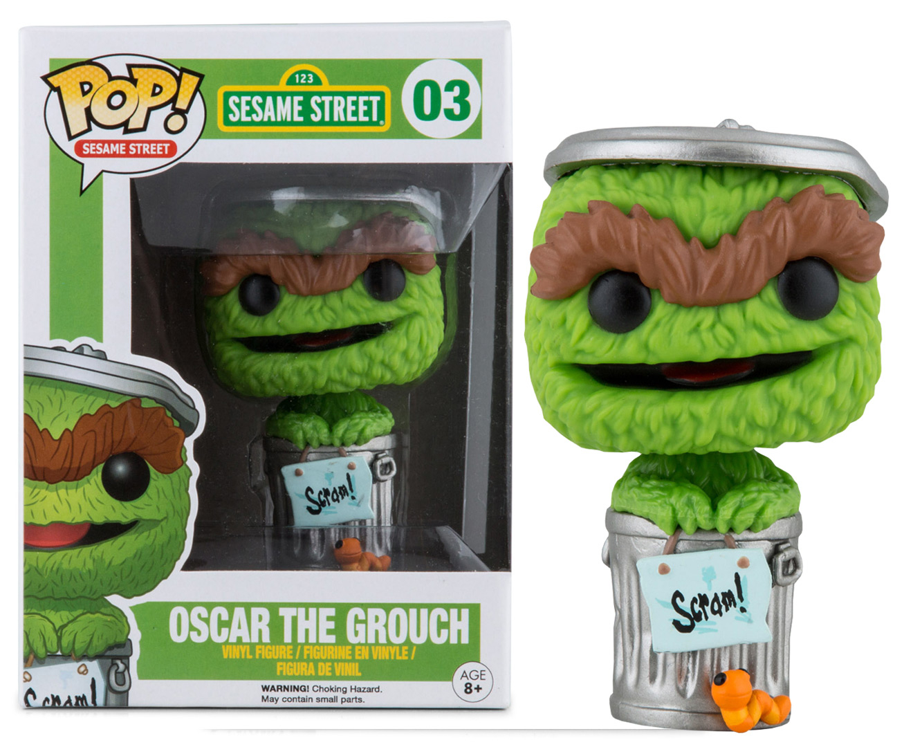 POP! Sesame Street Oscar the Grouch Vinyl Figure | Catch.com.au