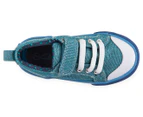 Clarks Kids' Devon Shoe - Light Blue Glitter