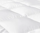 1000GSM Pillowtop Queen Bed Memory Resistant Mattress Topper - White