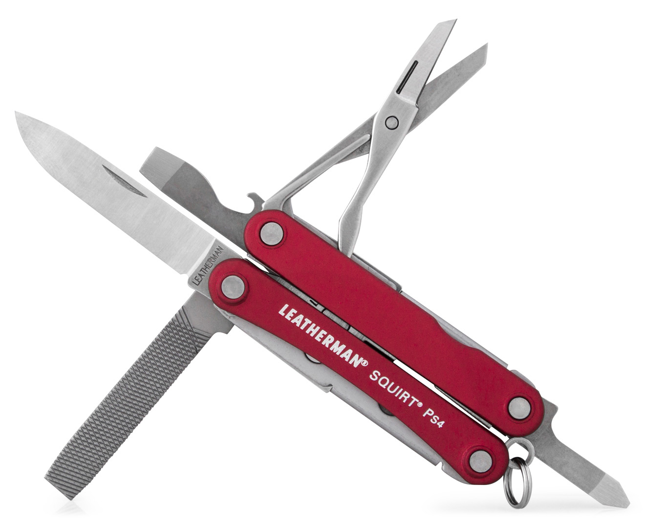 Leatherman Squirt PS4 Multi-Tool - Red | Catch.com.au