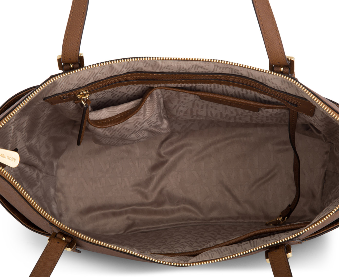jet set travel large saffiano leather tote bag