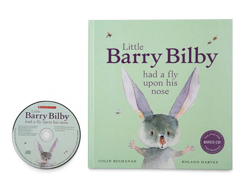Little Barry Bilby Had A Fly Upon His Nose Book w/ Audio CD