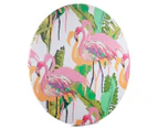 Cooper & Co. 80cm Round Canvas Wall Art - Flamingo