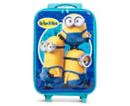 Minions Kids' 50cm Soft Shell Rolling Luggage - Blue