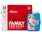 2 x Trafalgar 126-Piece Family First Aid Kit + QuicKit