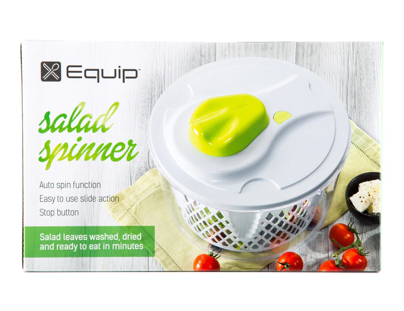 Equip Salad Spinner - White/Green