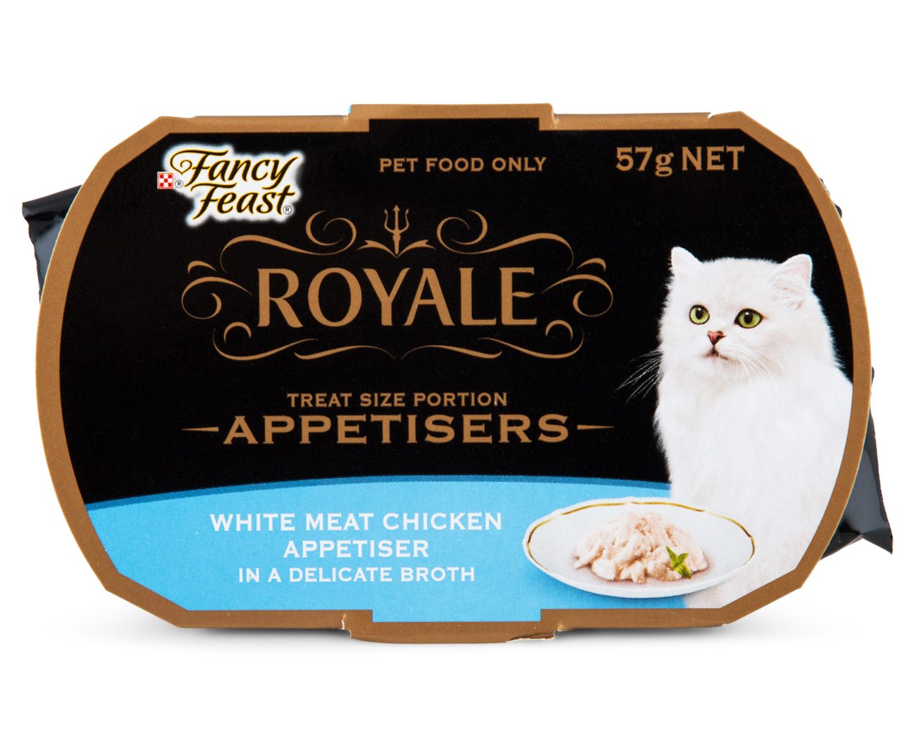 10 x Fancy Feast Royale Appetisers Chicken 57g | GroceryRun.com.au