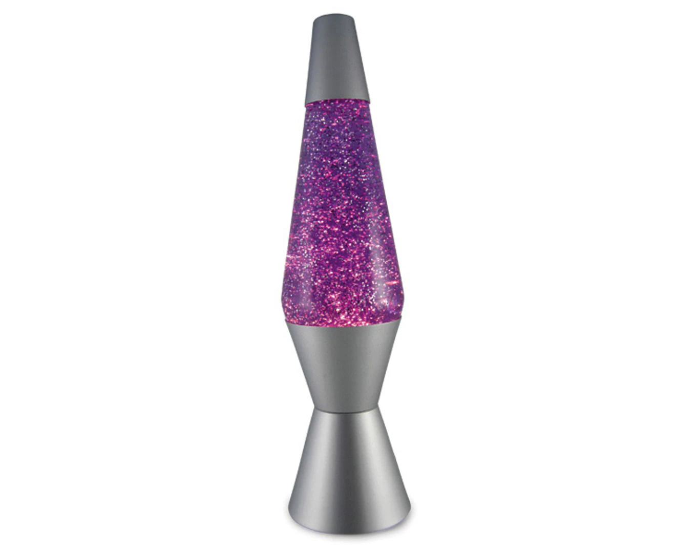 Silver/Purple Diamond Glitter Lamp