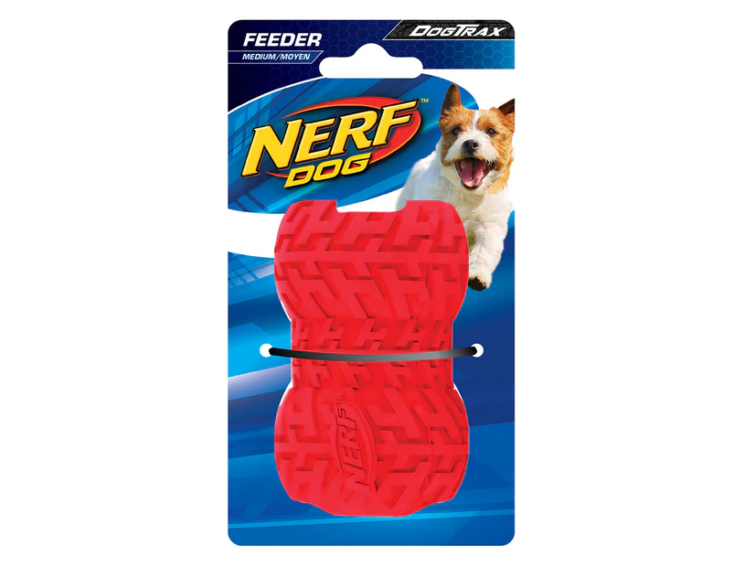 NERF Dog Medium Tyre Feeder - Red