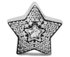 Pandora Wishing Star Charm - Silver
