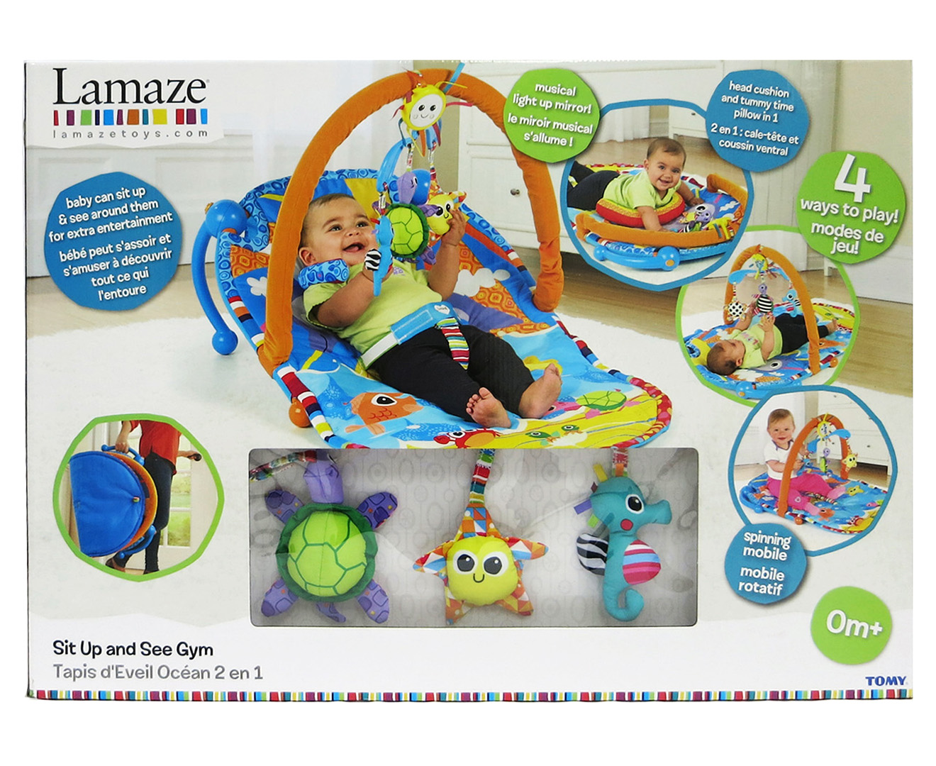 Lamaze Sit Up & See 2-in-1 Activity Gym - Multi | Mumgo.com.au