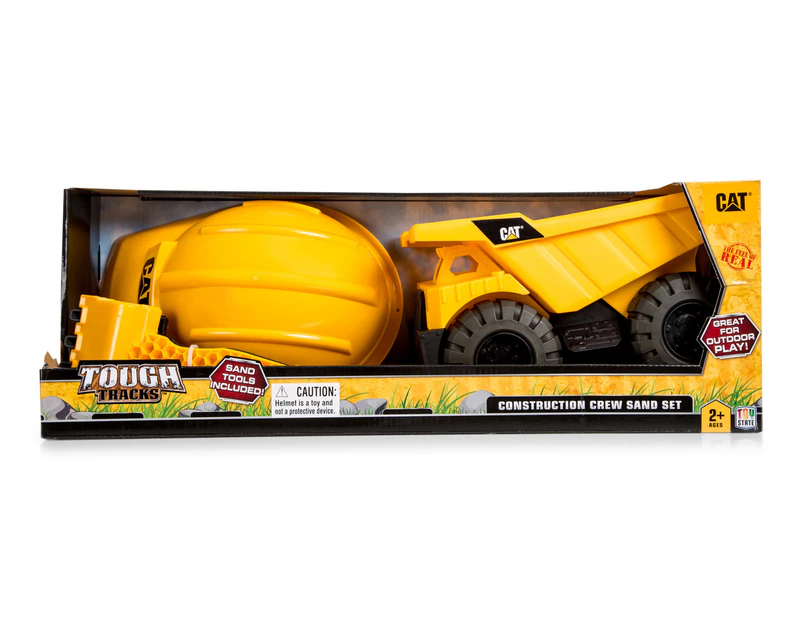 CAT Tough Tracks Construction Crew Sand Set