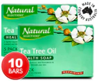 2 x Natural Selections Repairing Tea Tree Oil Health Soap 5pk 