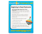 ABC Reading Eggs: Beginning To Read Flashcards Ages 4-6 Years Pack