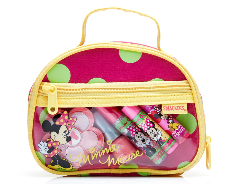 Lip Smacker Minnie Mouse 5-Piece Cosmetic Bag Collection