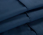 Sleepcare 250TC Queen Bed Sheet Set - Insignia Blue