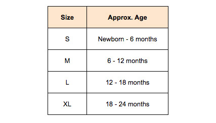 baby ugg sizes