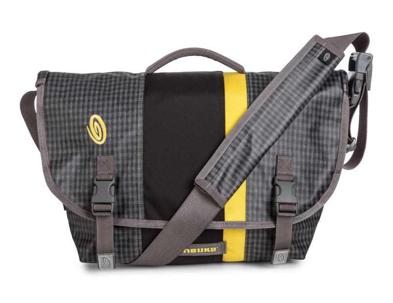 Timbuk2 D-Lux Messenger Bag - Indie Plaid/Black/Reso Yellow