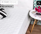 In Your Dreams King Single Bed Waterproof Quilted Mattress Protector