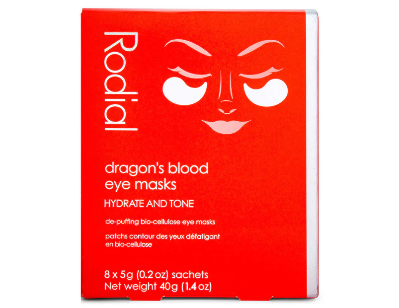 Rodial Dragon's Blood Eye Masks 8pk