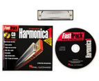 Fast Track Mini Harmonica 1 Pack Book/CD/Harmonica