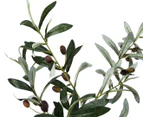 Artificial 92cm Potted Olive Tree - Green